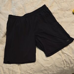 Mens Jockey Black Athletic Shorts with Elastic Waistband NWOT Size L